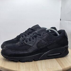 Men's Size 10.5 US - Air Max 90 Sneakers Triple Black  Running Shoes